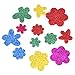 Outus 2.65 Ounce Foam Glitter Stickers Self-Adhesive Foam Stickers, Star, Mini Heart and Flower Shape