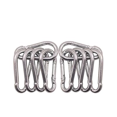 Lot de 6 clips de serrage à ressort en acier inoxydable pour boîte à outils, étuis