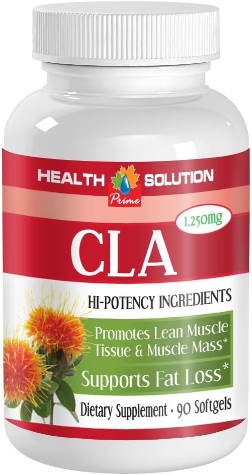 Cla Pills for Men - CLA 1250mg - Promote Overall Health (1 Bottle): Health & Personal Care