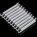 Canomo Pack of 10 Tremolo Springs for Electric Guitar Tremolo Bridge, Silver