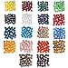 LONGWIN Lot 540pcs Glass Bicone Beads 8mm Crystal Beads Jewelry Making Supply for DIY Projects, Bracelets, Necklaces, Earrings