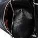 Heshe Vintage Leather Handbags for Women and Ladies Casual Shoulder Handbag Tote Top Handle Bag Satchel Purses (PU Leather-Black)