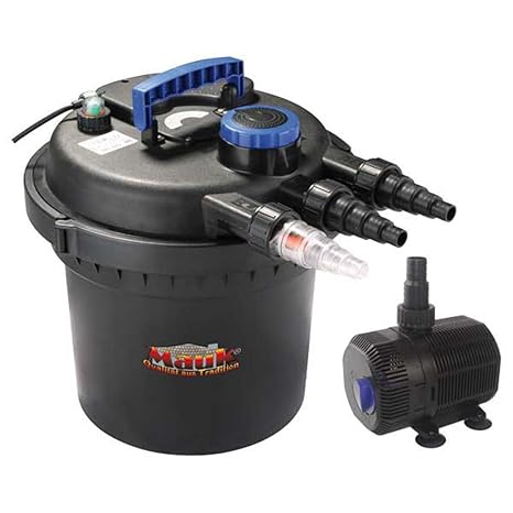 Mauk UVC Teichdruckfilter CPF180 35 W, 6.000 Liter und 3m Schlauch