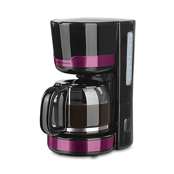 GOURMETmaxx Kaffeemaschine 1000W in Beere