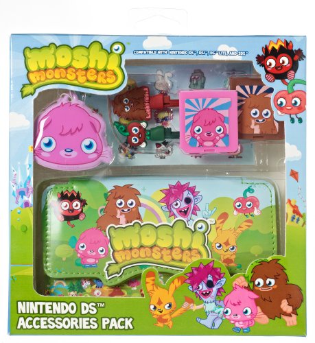 Moshi monsters 7-in-1 accessory kit poppet pack for 3ds/dsi/ds li…