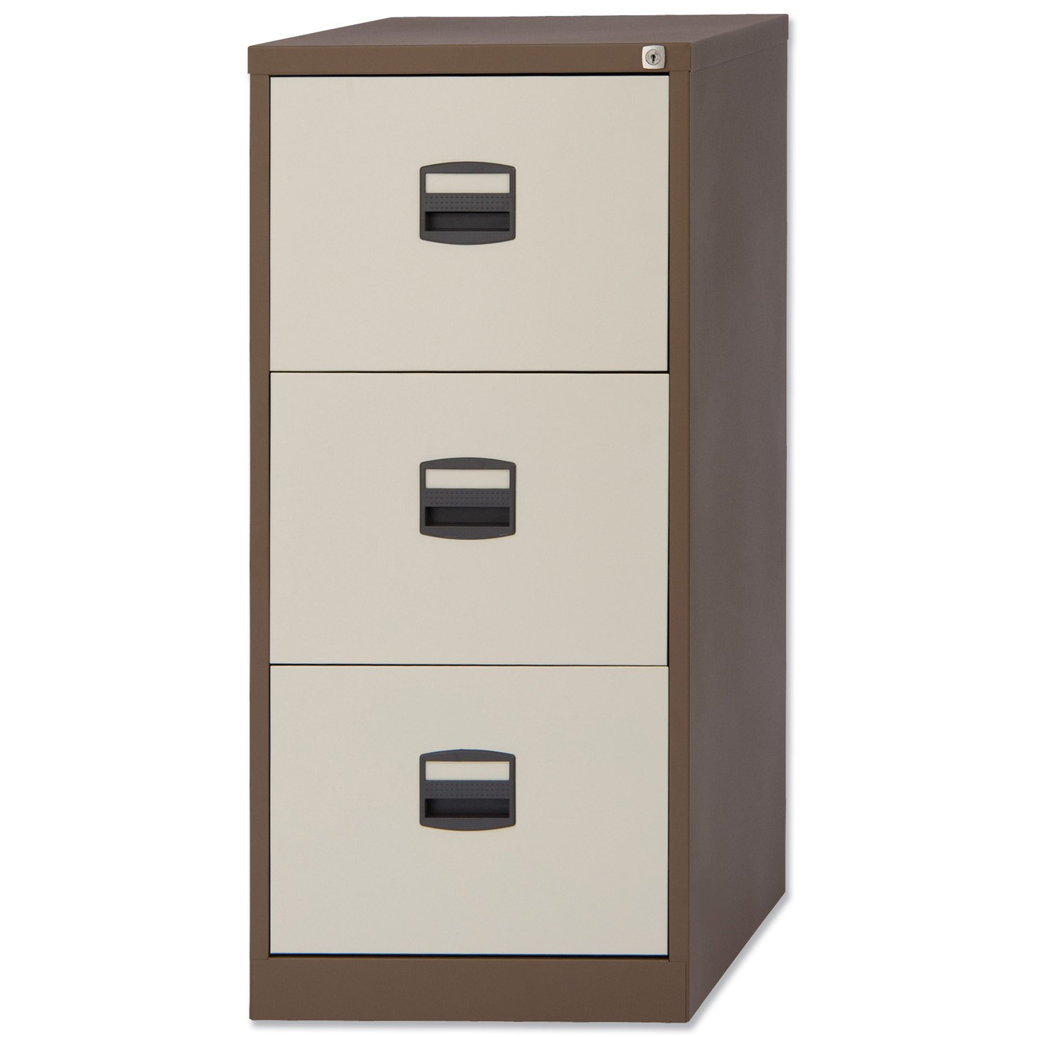 Trexus Filing Cabinet Steel Lockable 3 Drawer W470xD622xH1016mm