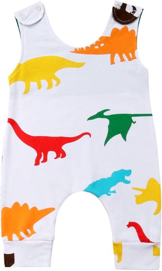 dinosaur romper baby boy