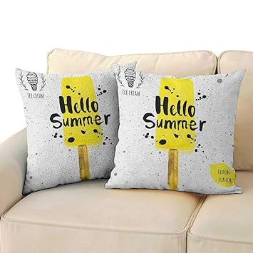Amazon Com Ediyuneth Decorative Square Accent Pillow Case Ice