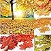 Biowow Silk Artificial Leaves Green Fall Autumn Maple Leaf for Wedding Garden Decorations 200 Pcs