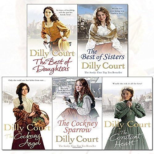 Dilly court collection 5 books set Series:3 (the best of daughtet,the best of sisters,the cockney angel,the cockney sparrow,the constant heart)