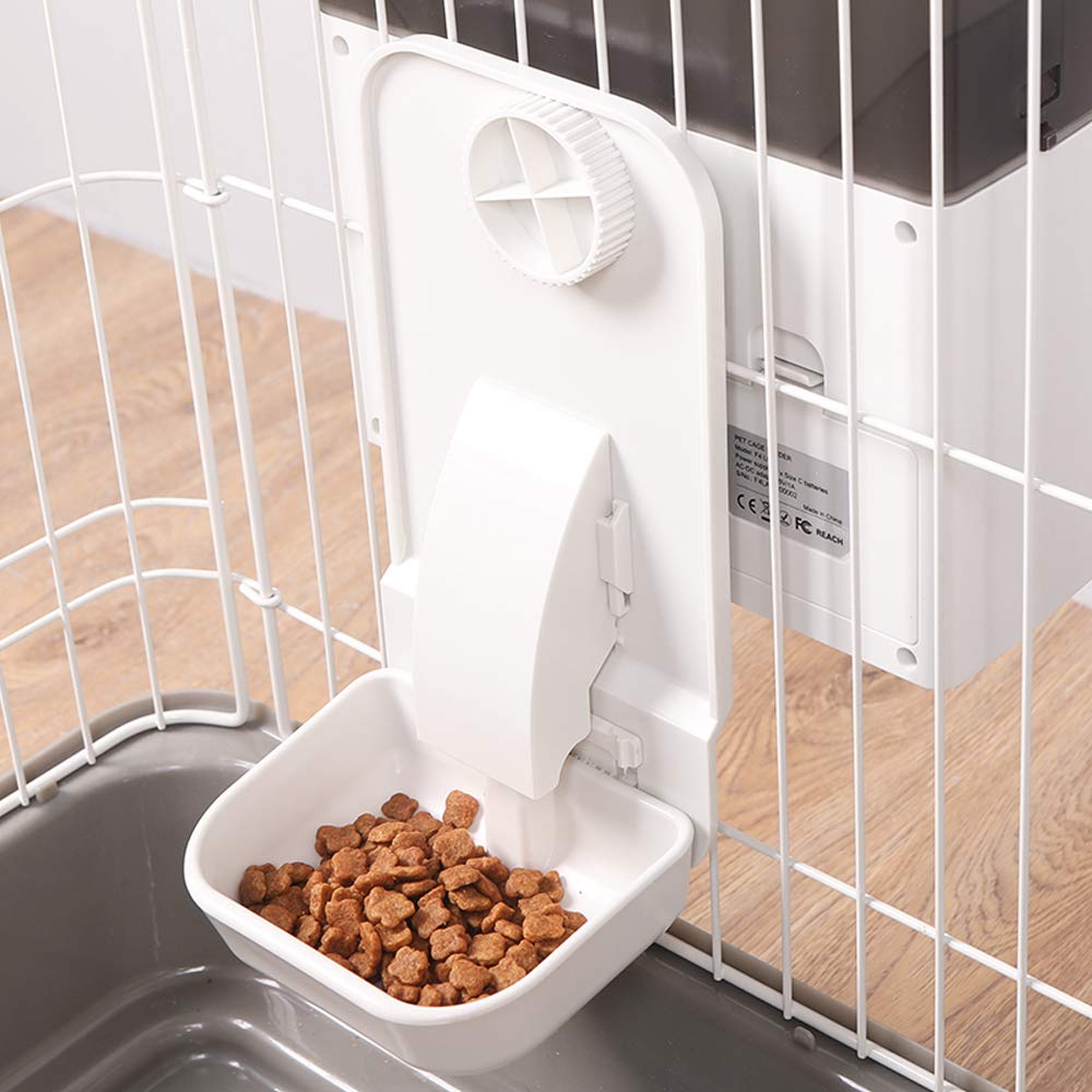 Urijk Automatic Pet Feeder For Cage Or Kennel Portion Contral Easy