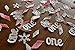 Winter Onederland Party Decorations. 2 Packs. Baby Pink, White and Silver Party Decorations.