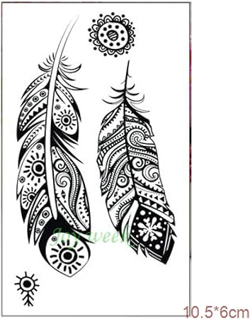 Ljmljm 3 Pcs 34 Autocollant De Tatouage Imperméable Sur L