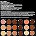 Ucanbe Contour Kit 6 Colors Cream Contouring Concealer Palette Highlighting Shading Concealing Makeup Pallet for Dark Skin