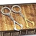 OK-STORE Desmond Metal Keychain, Conner Stainless Steel Zinc Alloy Pendant