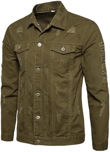 Laisla Fashion Giacca Da Uomo A Maniche Lunghe In Puro Stile Inglese Classiche Da Uomo Cappotto In Denim Color Denim Ragazzi Amazon It Abbigliamento