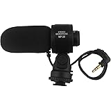 LP Shotgun Stereo Microphone，Photography Interview Videomic HD Professional Condenser，Stereo Video Microphone for DSLR Video Cameras