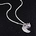 EUDORA Harmony Bola Tree of Love 20mm Pendant Necklace & Angel Wing, 30''Chain Orchid