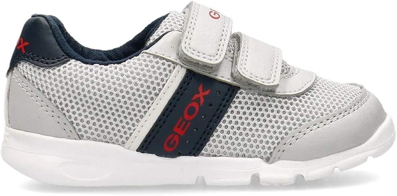 Geox B Runner B.B Sneaker-Schuhe für Jungen aus grauem Leder B02H8B