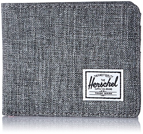 Herschel supply co. men s roy rfid blocking wallet, raven crossha…