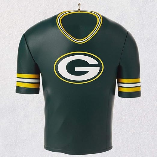 Amazon Com Hm K Hallmark Green Bay Packers Jersey Ornament Kitchen Dining