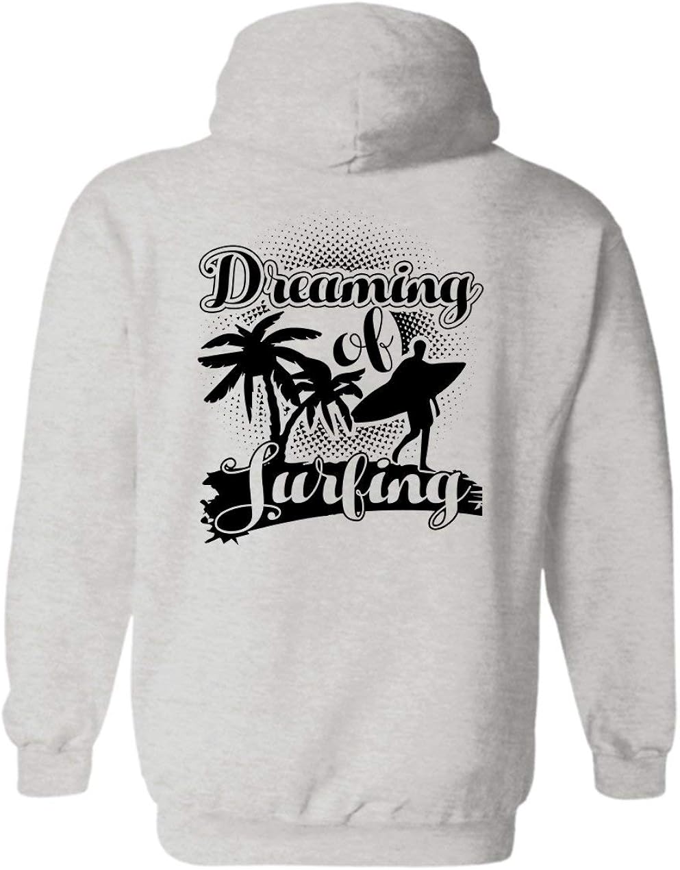 Dreaming of Surfing Long Sleeve Hoodie, Surfing Pullover