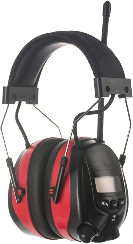 PROTEAR AM FM Radio Headphone with Digital Display, Electronic Ear
