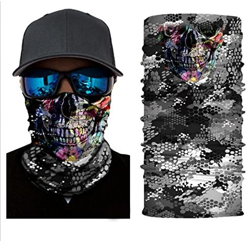 Motorcycle Face Shield Sun Mask Balaclava Anti-UV Breathable Magic Head Face Mask (C13)