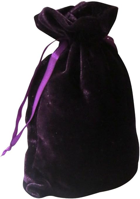 purple velvet handbag