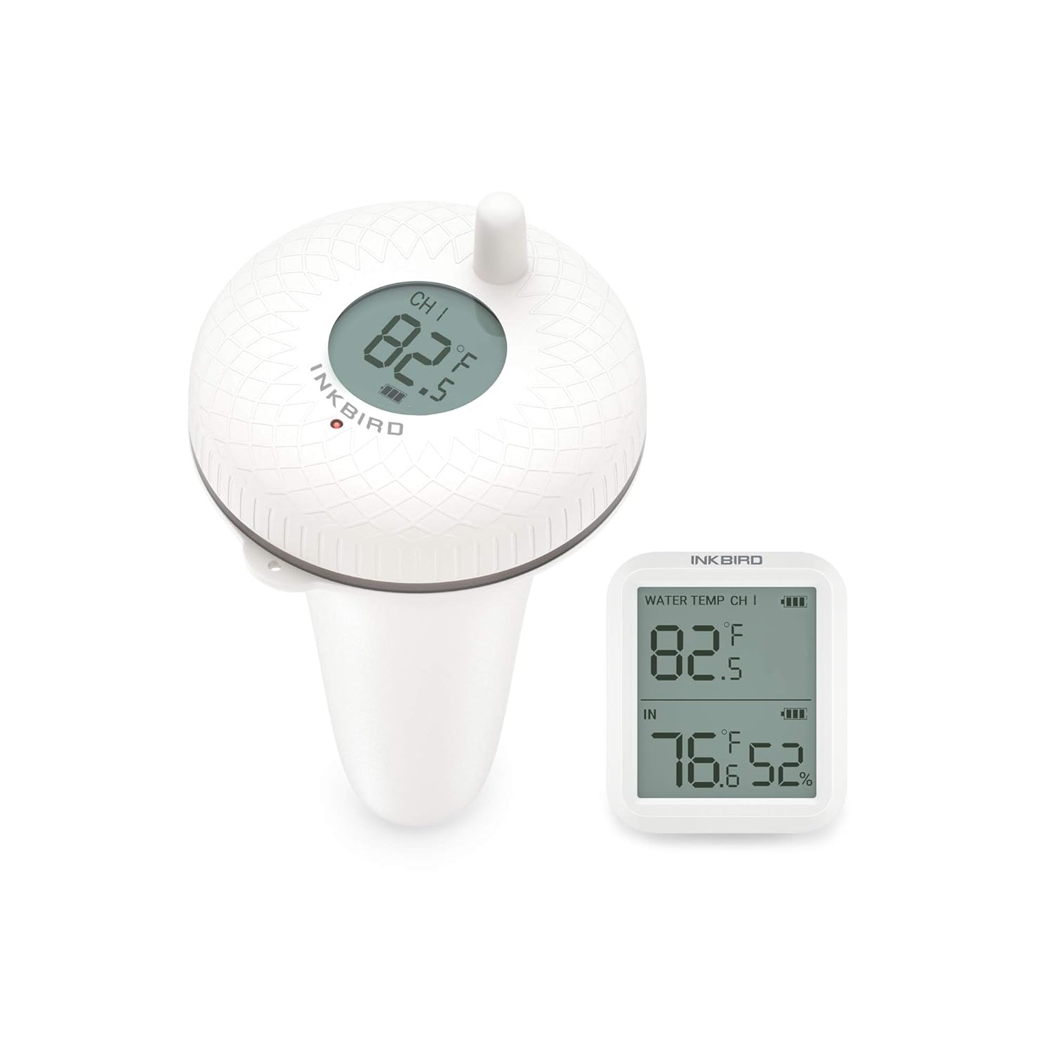 Inkbird IBSP01R Floating Pool Thermometer with Indoor Outdoor Wireless