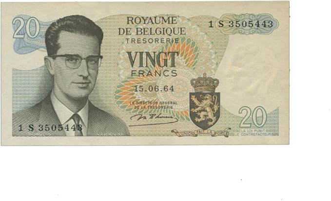 Amazon 外国紙幣 ベルギー フラン紙幣 1964年 通販