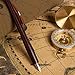 Hethrone Wooden Dip Pen Handcrafted Calligraphy Set with 11 Nibs & Black Ink