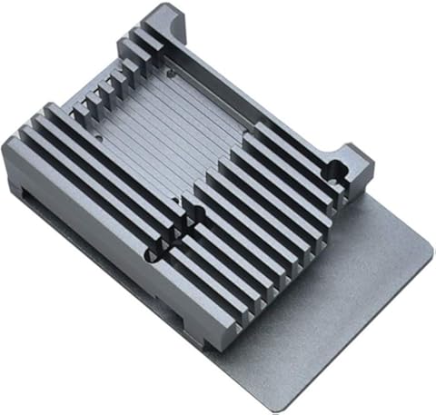 Sansella para Raspberry Pi 4B Modelo B CNC Aleación de Aluminio Carcasa Metal Armor Shell con disipadores de Calor para Raspberry Pi 4B-NO Ventiladores