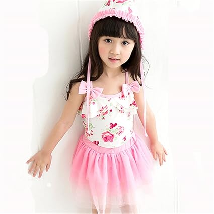 Amazon 子供水着 キッズ水着 水着 女の子 ワンピーススイムウエア 花