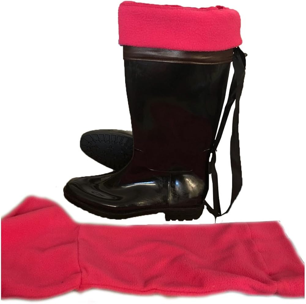 Globatek Warm Fleece Wellington Boot Socks Liners Long Sock Wellies