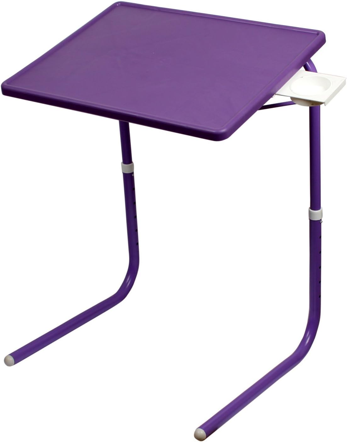 Rana Plastic Multipurpose Table Mate with Cup Holder (Purple)