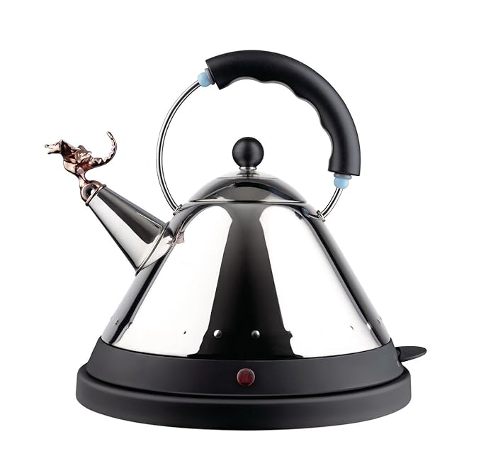 Alessi Electric Kettle in 18/10 Stainless Steel Mirror Polished Base