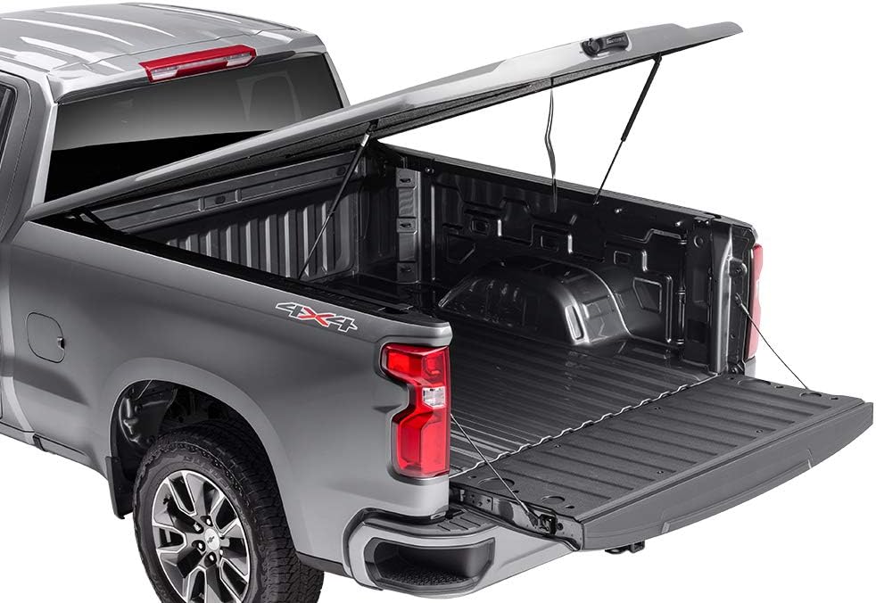 Amazon Com Undercover Elite Lx One Piece Truck Bed Tonneau Cover Uc4118l 218 Fits 14 20 Toyota Tundramax 21 Attitude Black 5 5 Bed Automotive