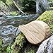 überleben Dursten Kuksa | Wood Camp Mug | Lightweight & Eco-Friendly | Traditional Wooden Cup with Carabiner | Bushcraft or Camping | Leather Lanyard