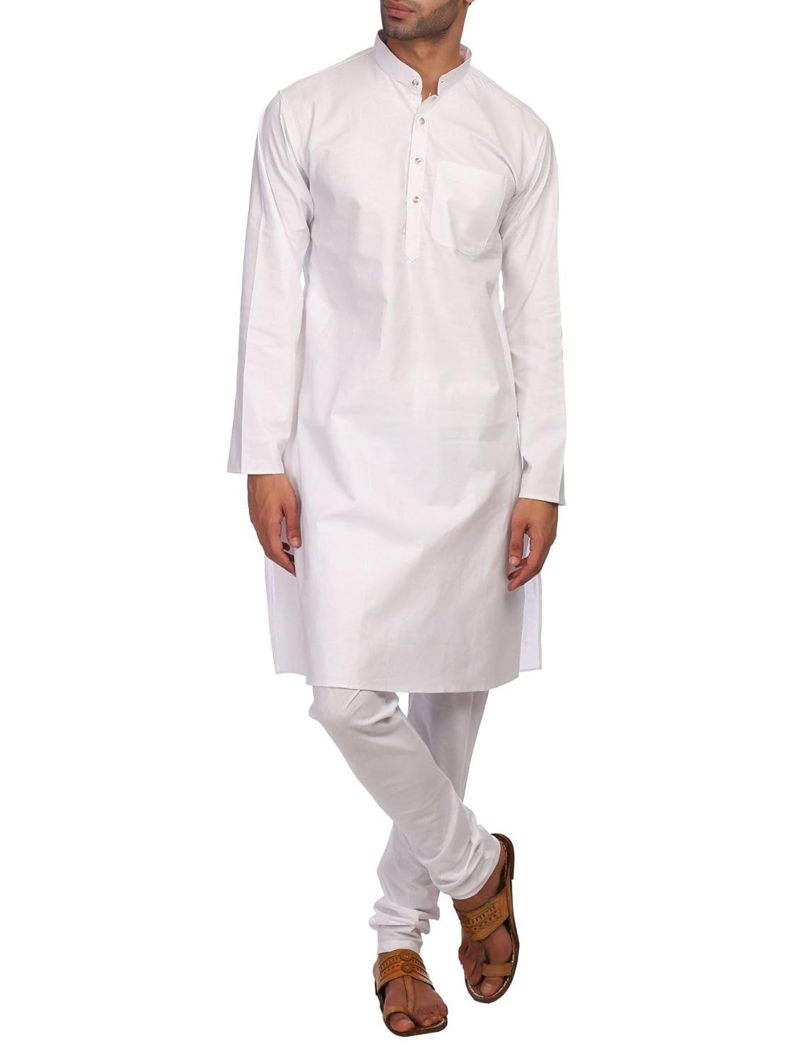 wintage men's 100% cotton khadi tailored fit party / festive indian kurta pajama pyjama sleep sets