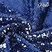 Trlyc Navy Sequin Tablecloth - 60x105inch Glitter Tablecloth Rectangle Party Wedding Christmas Table Cloth