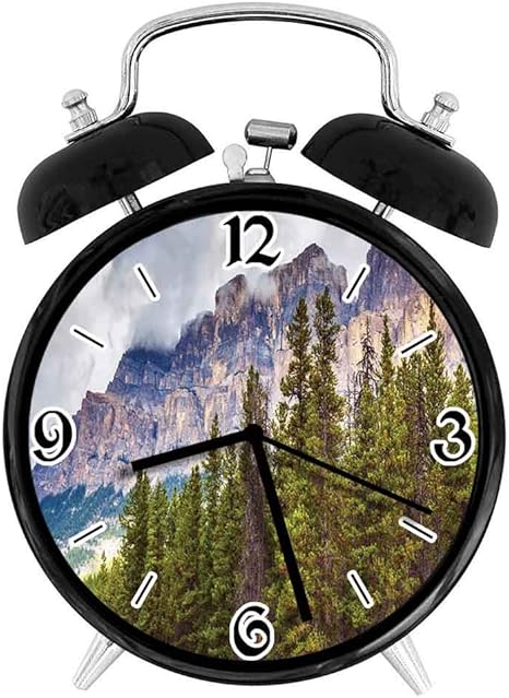 Amazon スマート目覚まし時計ロッキー山脈マジェスティックルックカナダエバーアスペンツリー秋オフィスの寝室の勉強に適しています 置き時計 掛け時計 オンライン通販