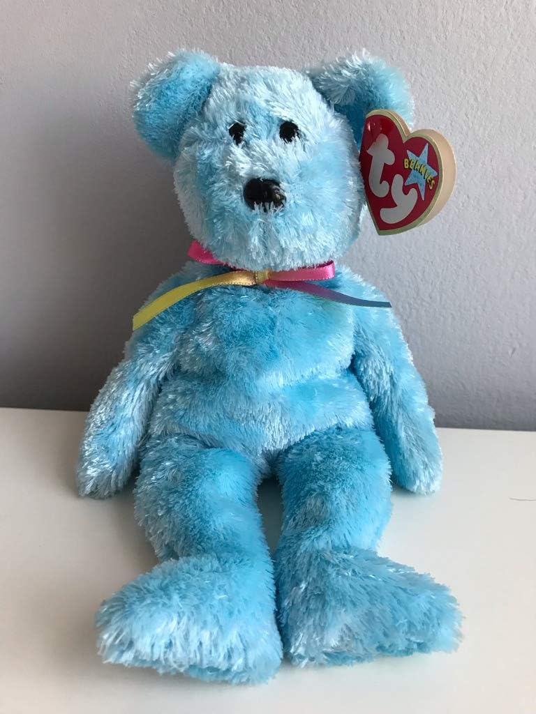 blue beanie baby bear