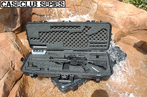 Case Club Pre-Cut AR15 Waterproof Rifle Case with Silica Gel & Accessory Box - Thumbnail 7