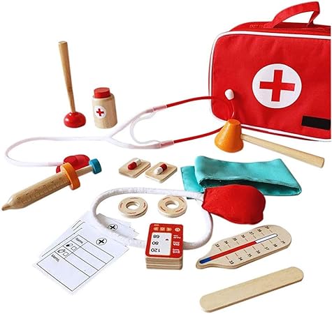 Amazon Sefod ままごと遊び お医者さんごっこ 聴診 医者さんセット 木のおもちゃ ままごとおもちゃ 知育玩具 子供用 女の子 男の子 誕生日 クリスマス プレゼント 入園祝い お医者さん おもちゃ