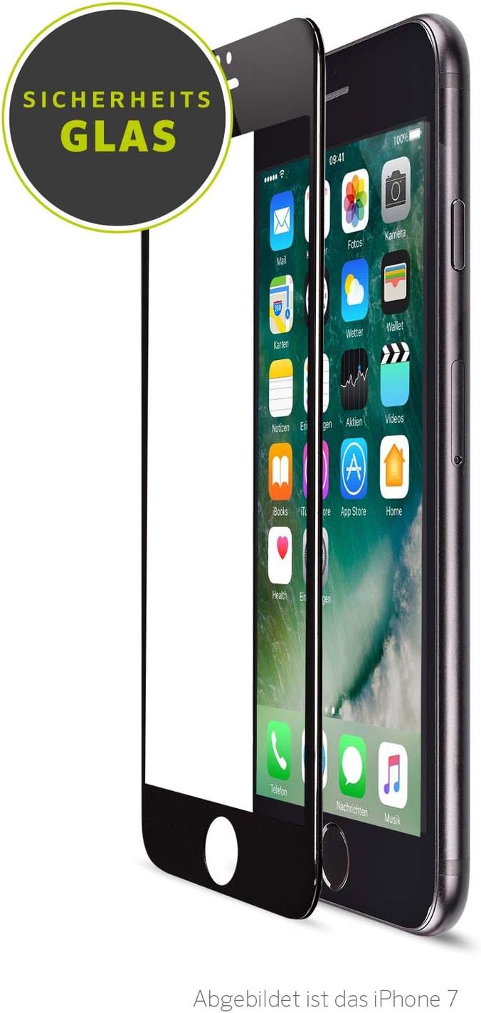 Artwizz 5741-334G32Mn 2150 Curved Screen Safety Glass for iPhone 6/7/8 Black - Image 3