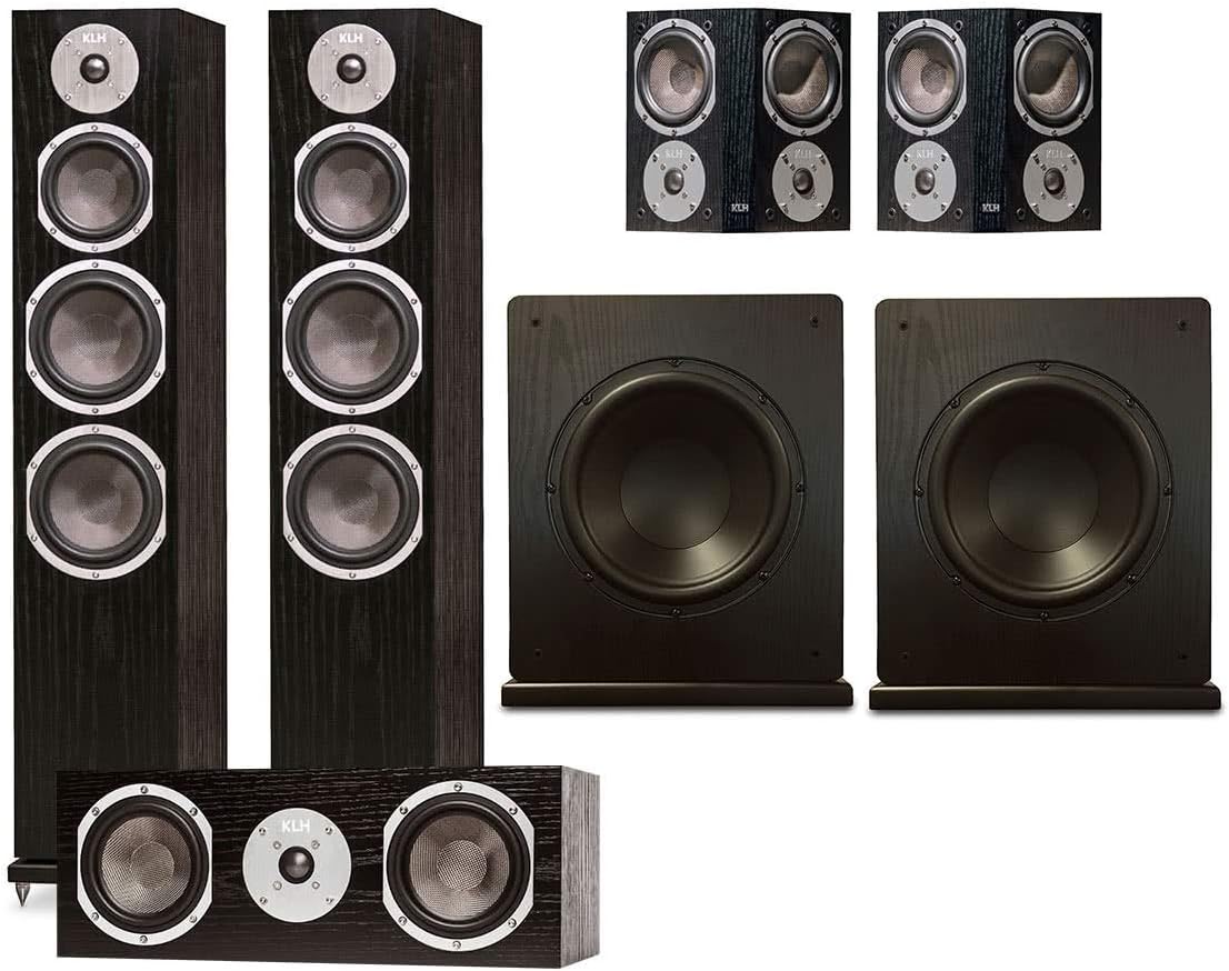 KLH Kendall 5.2 Channel Speaker System (Black Oak)