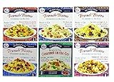 St.Dalfour Gourmet On the Go,- Variety 6 Pack (1-Wild Pink Salmon, 1-Tuna & Pasta, 1-Three Beans W/Sweet Corn,1 Pasta & Vegetable,1 Couscous, 1 Whole grain with Beans)-(6 Pack X 6.2 Oz)