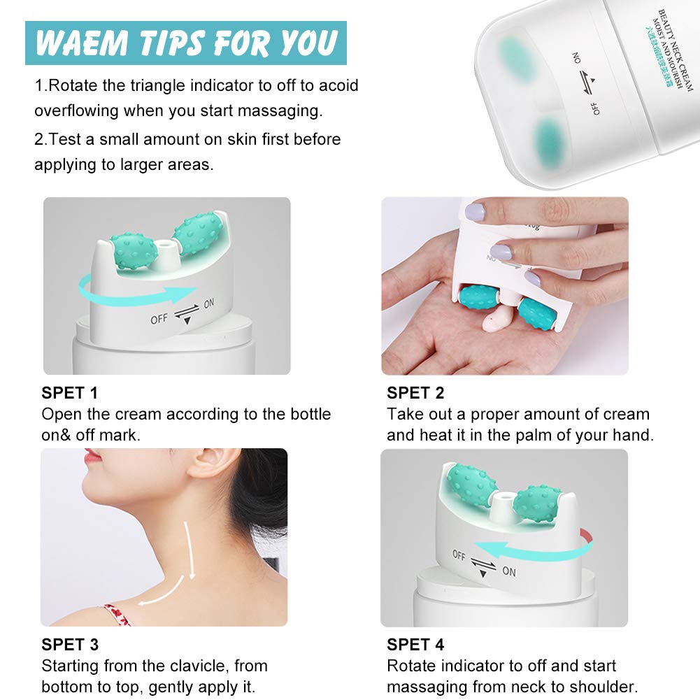 Neck Firming Cream, Neck Tightening Cream, Anti Aging ＆ Wrinkle Neck Cream, Skin Tightening, Helps Double Chin, Turkey Neck Tightener, Repair Crepe Skin: Beauty