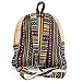 Core Hemp Mini Backpack - Handmade Boho Purse Made From Organic Hemp For Women & Girls - Colorful Hippy Bag With Two Compartments - Lightweight, Small Backpack (Multi-Colored)